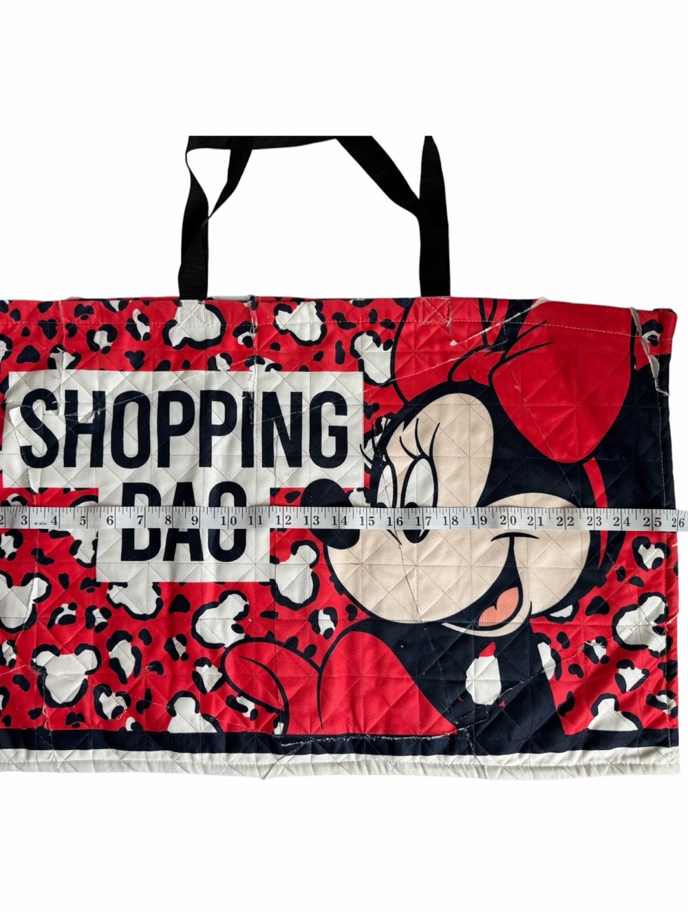 Disney Minnie Mouse Quilted Shopping Tote Bag - Picture 5 of 5